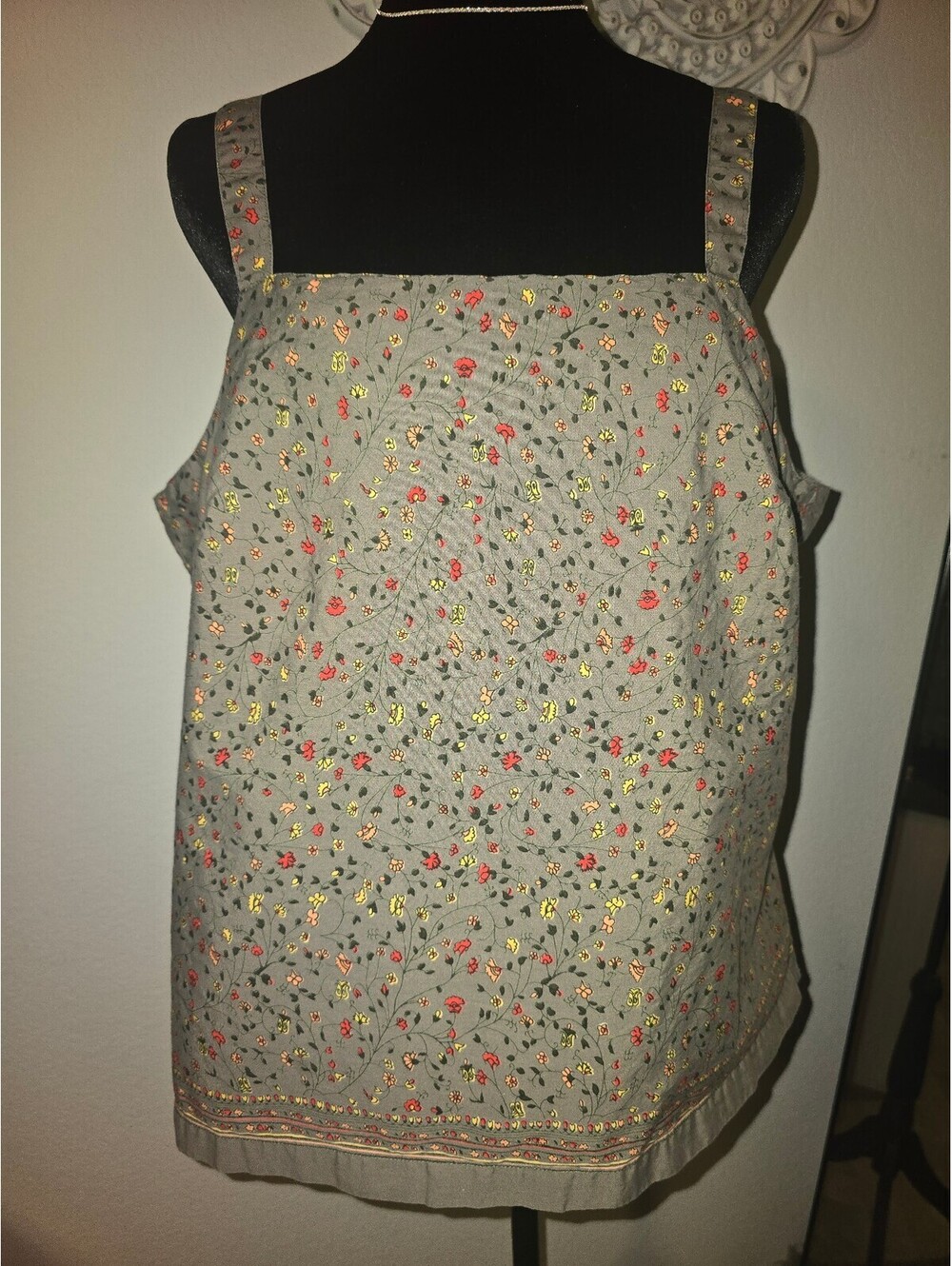 Faded Glory Floral Print Sleeveless Tank Top for Women